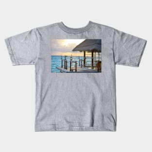 Tropical Island Ocean Cabana Kids T-Shirt